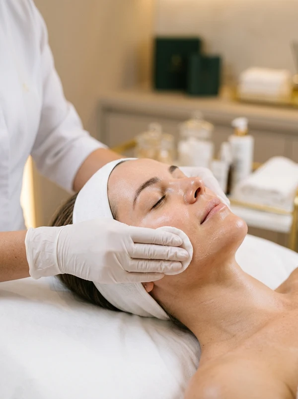 Procedimento de Limpeza de Pele profunda com higienização facial